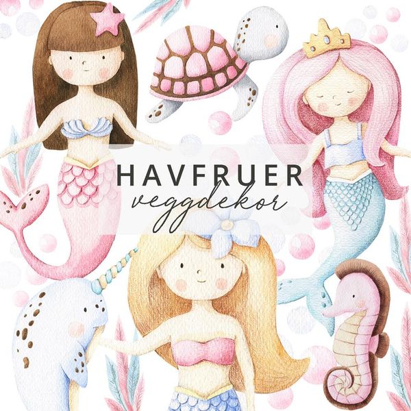 Hovedbilde Havfruer klistremerker
