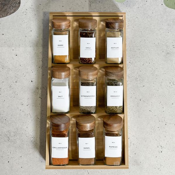 Hovedbilde Krydderglass, firkantet 12-pk