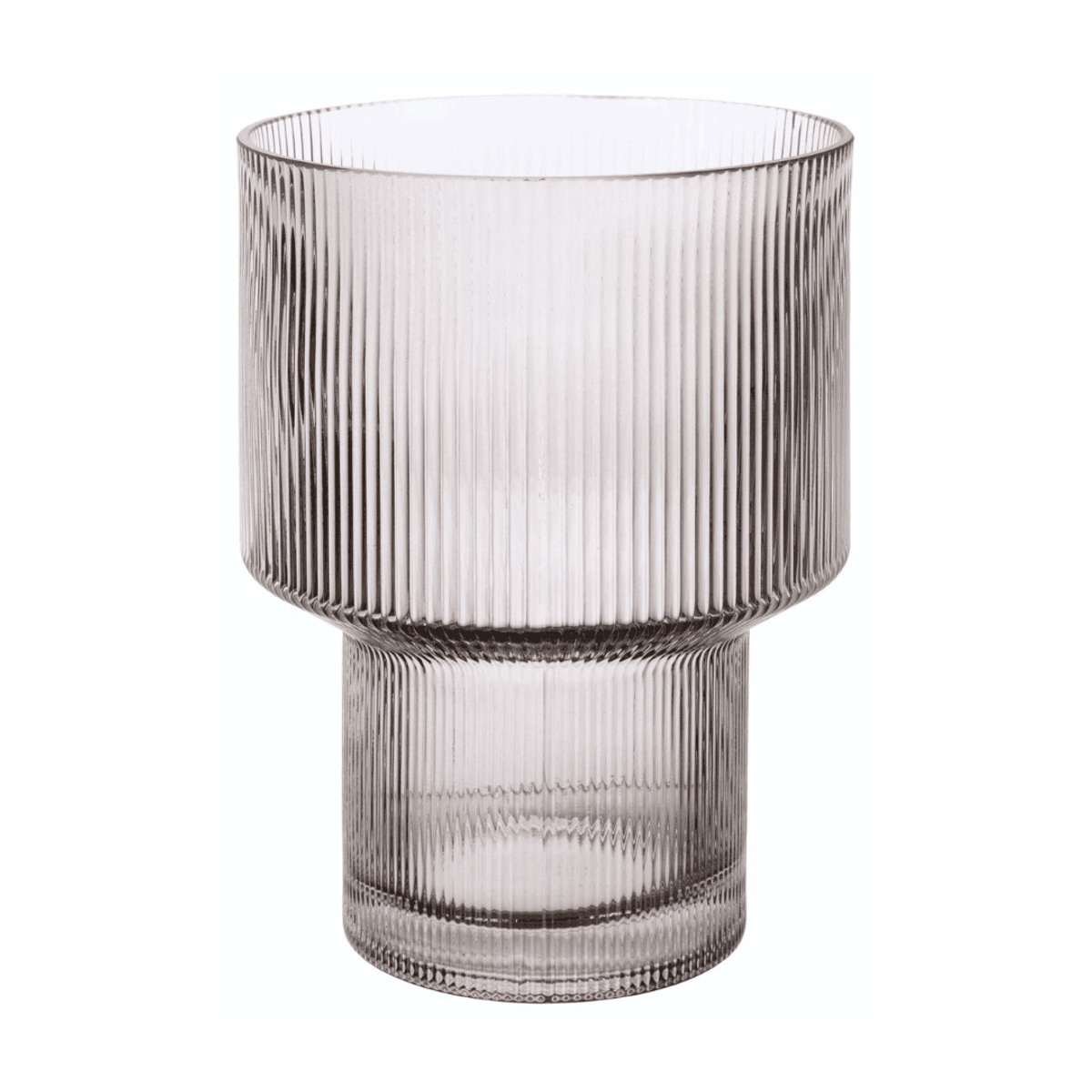 Vase stripet glass