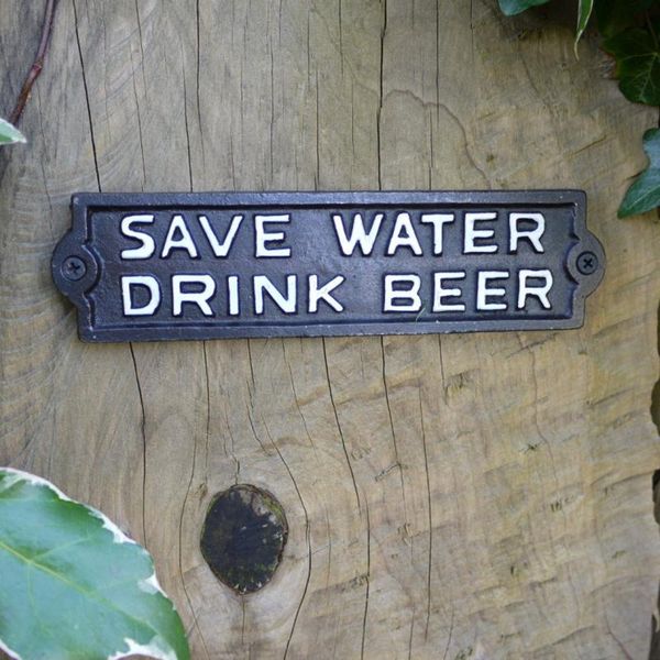 Hovedbilde Skilt - Save Water