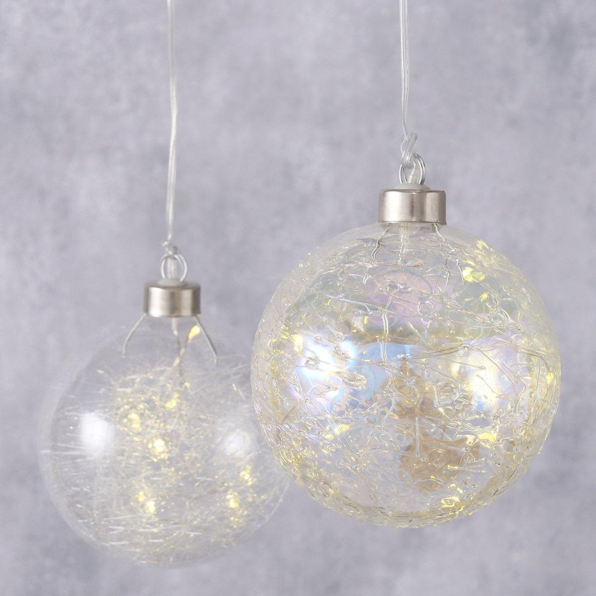 Julekule med LED-lys
